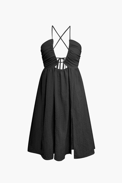 Brianna Backless Midi Dress