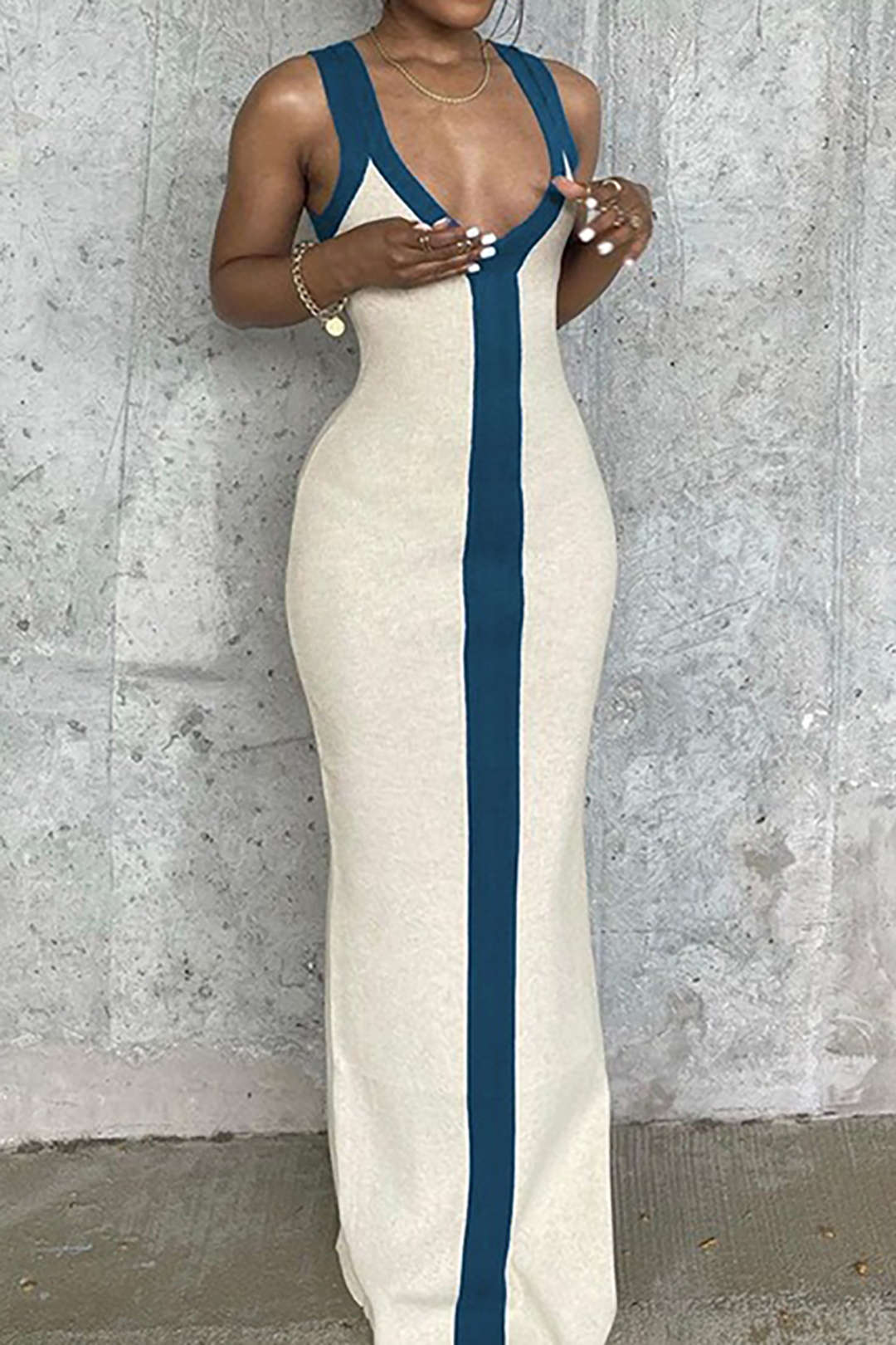 Celeste Maxi Dress - met split