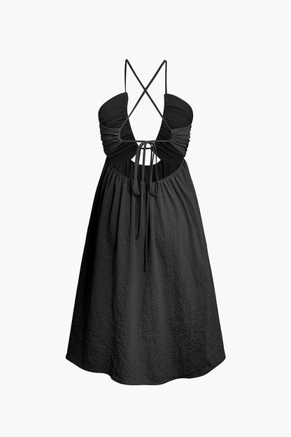 Brianna Backless Midi Dress